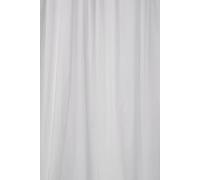 Croydex Fully Waterproof Plain White PVC Shower Curtain, 1800 x 1800mm