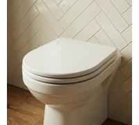 Croydex Garda Soft Close D Shaped Toilet Seat - White
