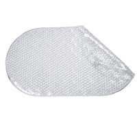 Croydex Glitter Bath Mat With Anti Bac clear one size