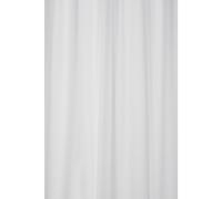 Croydex GP85115 Professional Plain White Water-Resistant Textile Shower Curtain 1800 X 2000mm