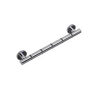 Croydex Grab 'n' Grip 48.5cm Non-Slip Grab Rail - 100kg Load Capacity Heavy Duty Bar with Steel Core & Chrome ABS, Safety Support Rail for Bathrooms Ideal Handrail for Elderly