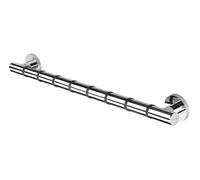 Croydex Grab 'n' Grip 68cm Non-Slip Grab Rail - 100kg Load Capacity Heavy Duty Bar with Steel Core & Chrome ABS, Safety Support Rail for Bathrooms Ideal Handrail for Elderly