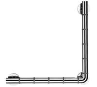 Croydex Grab'n'grip Chrome Effect Grab Bar (L)480mm
