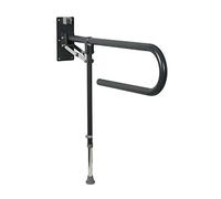 Croydex Grey Foldaway Hand Rail with Drop Down Leg