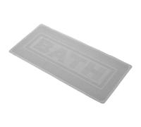 Croydex 'BATH' Print Non Slip In Tub Grey Bath Mat (34x74cm)