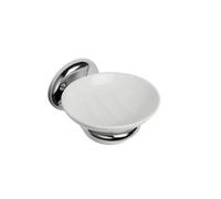Croydex Grosvenor Flexi-Fix™ Chrome Soap Dish And Holder