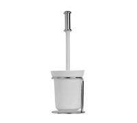 Croydex Flexi-Fix Grosvenor Chrome Freestanding Toilet Brush , QM702441, 12 x 12 x 38 cm