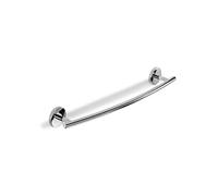 Croydex Hampstead Curved Towel Rail, Chrome Bathroom Accessories | Wall Mounted | Traditional Design | Durable Zinc Alloy Construction | Bathroom Storage Solution