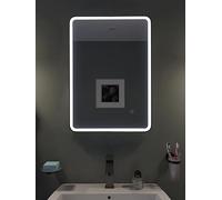 Croydex Henderson Led Mirror Black Frame Black