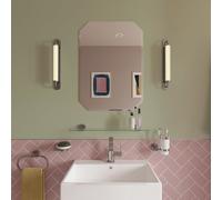 Croydex Hexagonal Bevelled Edge Mirror - 70x50cm