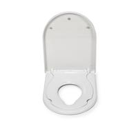 Croydex Hilier D Shaped Potty Training Toilet Seat - Removable Magnetic Child Seat with Soft Close Mechanism, Quick Release Hinges and an Antibacteri