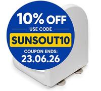 Croydex Hilier Stick 'n' Lock Soft Close D-Shape Family Toilet Seat White