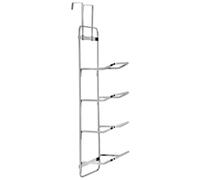 Croydex Hook Over Door Towel Rack - Chrome