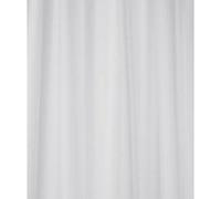 Croydex Professional Plain White Textile Shower Curtain 1800 X 1800mm