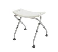 Croydex Inclusive White Aluminium & Moulded Plastic Freestanding Shower Seat (H)510mm (W)500mm