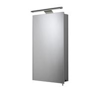 Croydex Jefferson 70 x 40cm Bathroom Mirror Cabinet with Overhead Light