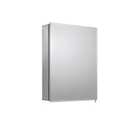 Croydex Langley Single Door Aluminium Cabinet with Hang N Lock Fitting System, 51 x 66 cm,White