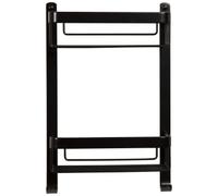 Croydex Large 2 Tier Bathroom Storage Basket - Black