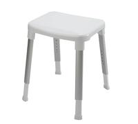 Croydex Large Adjustable Shower Stool, White