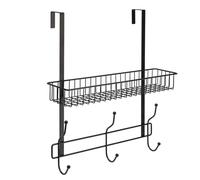 Croydex Over Door Caddy - Matt Black