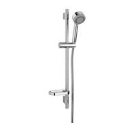 Croydex Luxury 3 Function Chrome Shower Riser Set with Soap Dish