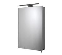 Croydex Madison 70 x 50cm Bathroom Mirror Cabinet with Overhead Light