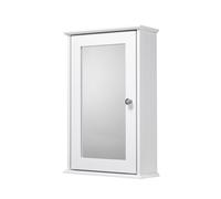 Croydex Malton White Bathroom Mirror Cabinet (53x34x13cm)
