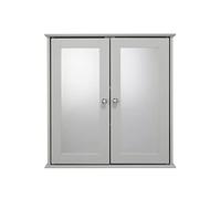 Croydex Medicine Cabinet Ashby Grey 580x560x130mm WC280031