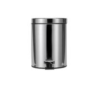 Croydex Metlex 5 Litre Britannia Pedal Bin Chrome Plated H270 x W205 x 270mm