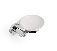 Croydex Metra Chrome Wall Mounted Soap Dish Flexi-Fix Bathroom Accessories