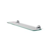 Croydex Metra Polished Chrome Effect Wall-Mounted Bathroom Shelf (D)13.4Cm (H)5.4Cm (L)59Cm
