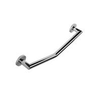 Croydex Modern Angled Safety Support Rail Stainless Steel Grab Bar for Bathroom, Chrome