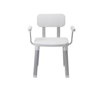 Croydex Modular Shower Seat with Arms, White
