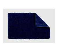 Croydex Navy Super Soft Cushioned Bath Mat with Slip-Resistant Backing