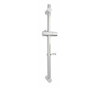 Croydex Nero 60cm Chrome Shower Riser Rail