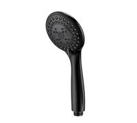 Croydex Nero 3 Function Shower Handset Matt Black, Eco Water Saving, Low Pressure