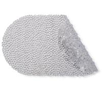 Croydex Non Slip Bath Mat, Clear Small Bubbles Design, 69 x 39cm