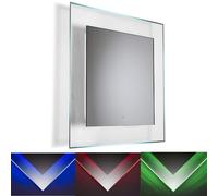 Croydex Oakley Colour Change Illuminated Mirror Hang 'N' Lock 700 x 700 x 45 mm