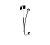 Croydex Over Door Ball Hook (Pack Of 2) Silver (One Size)