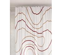 Croydex Pink Swirl Machine Washable Shower Curtain Pink