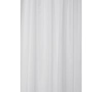 Croydex Plain White Textile Curtain with Hygiene 'N' Clean, 2000 x 2000mm