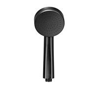 Croydex Presion Matt Black Shower Head - Pressure Boost Shower Heads for Low Pressure Systems, Matt Black Finish, Easy Clean Removable Faceplate, Up to 50% Water Saving