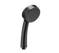 Croydex Presion Matt Black Shower Head - Pressure Boost Shower Heads for Low Pressure Systems, Matt Black Finish, Easy Clean Removable Faceplate, Up to 50% Water Saving