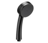 Croydex Presion Pressure Boost Black Single-Spray Pattern Handset Shower Head, 83mm