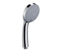 Croydex Presion Pressure Boost Chrome Effect 5-Spray Pattern Handset Shower Head, 100mm