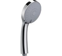 Croydex Presion Pressure Boost Chrome Shower Head - Power Shower Head for Low Pressure Systems with Five Spray Settings