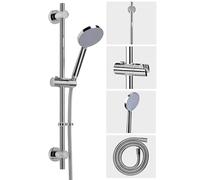 Croydex Presion Pressure Boost Complete Shower Kit with 68cm Riser Rail