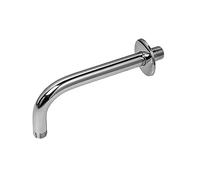 Croydex Presion Range Wall Mounted Shower Arm, Chrome | 210mm Long | Durable Stainless Steel | Compatible with Presion Rainfall Shower Heads