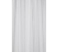 Croydex Professional Plain White Textile Shower Curtain 1800 X 1800mm
