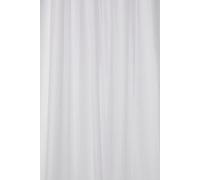 Croydex Professional Plain White Water-Resistant Textile Shower Curtain 1800 X 2100mm